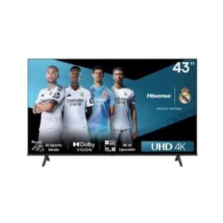 Hisense 43 Inch SMART 4K TV A6N LATE 2024 SERIES