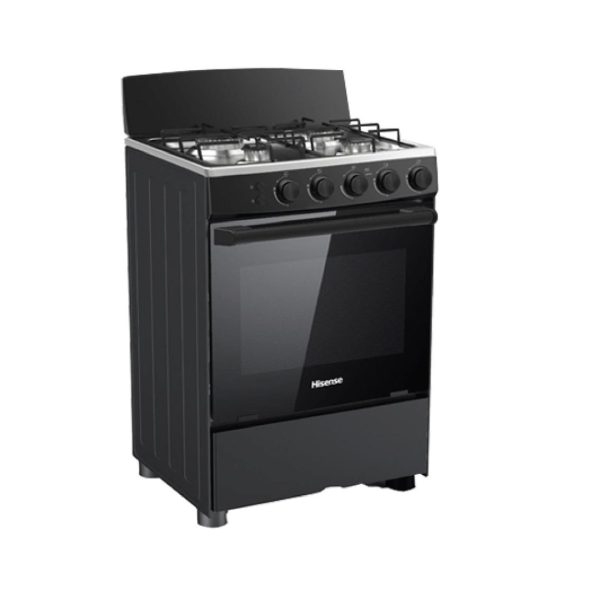 Hisense HFG60121B 60CM Free Stand Cooker – All Gas And Gas Oven