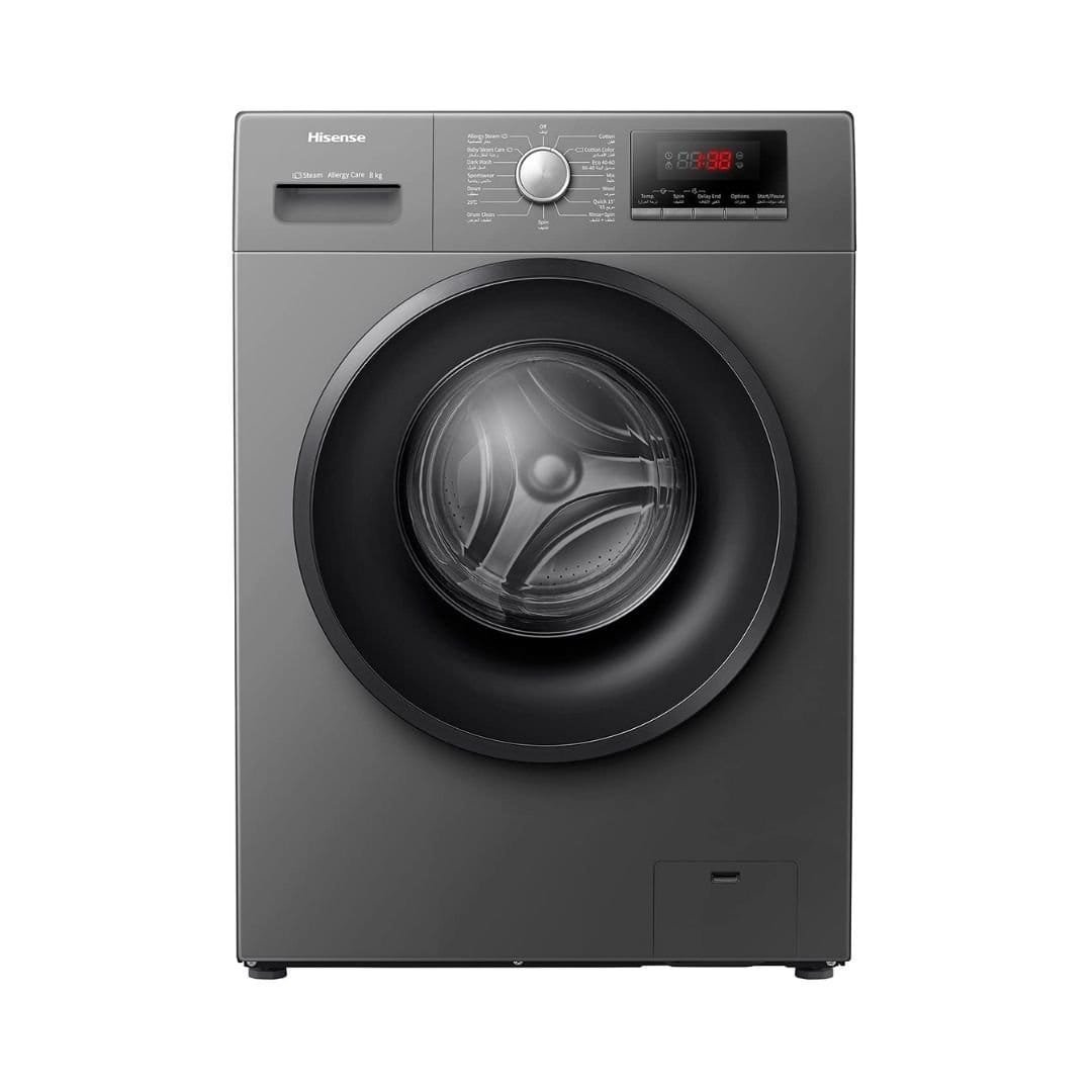 Hisense WFPV8012EMT 8 KG Front Load Washing Machine Fully Automatic –