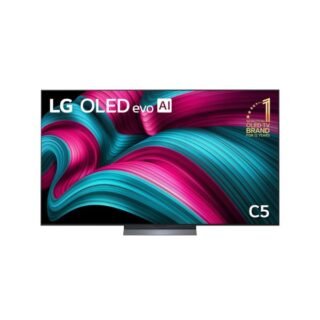 LG 77 inch OLED evo AI C5 4K HDR Smart TV