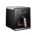 Hisense Air Fryer Black Color 8L, Single basket, Digital touch, Convectional fan 360 air circulation, 900w-dual heating H08AFBKIS4 - Image 4