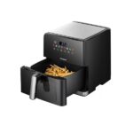 Hisense Air Fryer Black Color 8L, Single basket, Digital touch, Convectional fan 360 air circulation, 900w-dual heating H08AFBKIS4 - Image 3