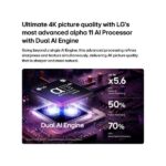 LG 77 Inch OLED evo AI C6 4K Smart TV with Alpha 11 AI Processor Gen3 2026 - Image 4