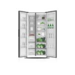 MIKA MRNF2D683XLBV Fridge, 2 Door Side By Side No Frost, 683L, INVERTER Compressor, Inox Line Brush - Image 2