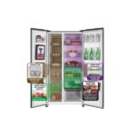 MIKA MRNF2DW595XLBV Fridge, 2 Door Side By Side No Frost, 595L, INVERTER Compressor, Inox Line Brush - Image 2