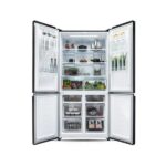 MIKA MRNF4D592XLBV Fridge, 4 Door Bottom Mount Freezer No Frost, 592L, INVERTER Compressor, Inox Line Brush - Image 2
