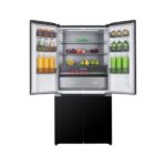 MIKA MRNF4DT503GBV Fridge, 4 Door Bottom Mount Freezer, Perfect Slot-In, No Frost, 503L, Inverter Compressor, Black Glass - Image 3